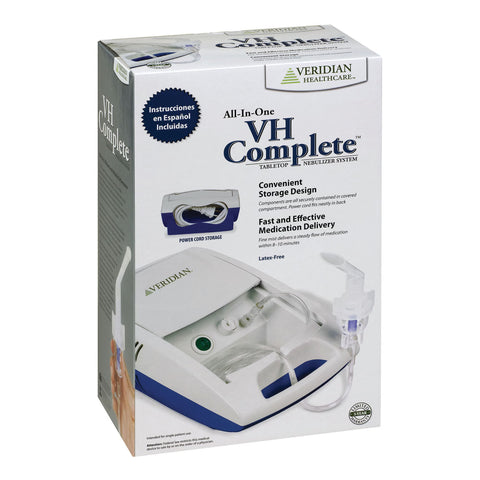 Compressor Nebulizer System Veridian Small Volume Medication Bottle Adult / Pediatric Mouthpiece Delivery #11-503