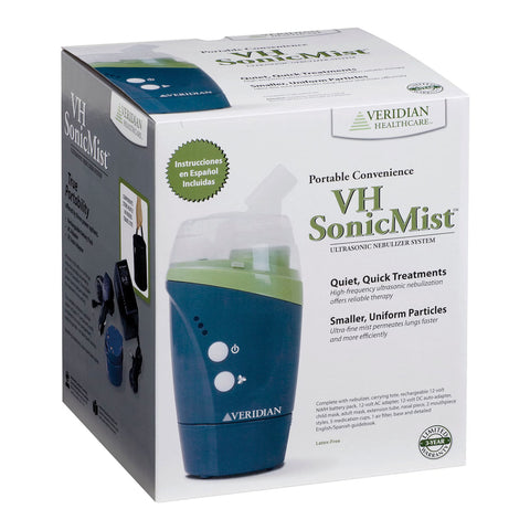 Compressor Nebulizer System Veridian Large Volume Medication Cup Adult Aerosol Mask Delivery #11-520