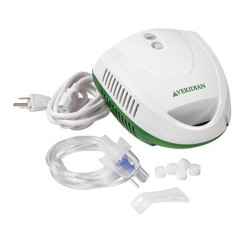 Compressor Nebulizer System Veridian Medium Volume Medication Cup Adult / Pediatric Mouthpiece Delivery #11-505