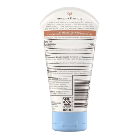 Baby Lotion Aveeno® Baby Eczema Therapy 5 oz. Tube Unscented Cream #38137101845