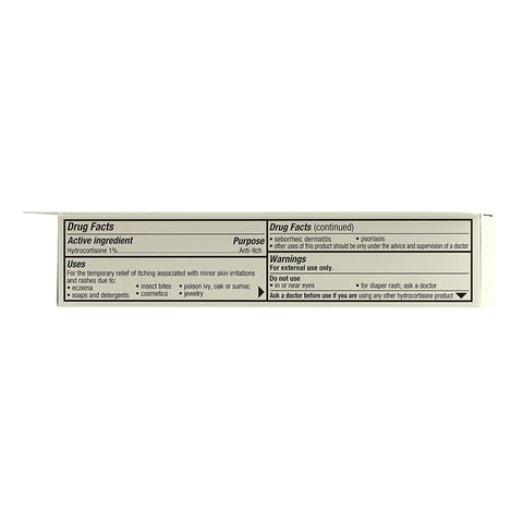 Itch Relief Aveeno® Active Naturals® 1% Strength Cream 1 oz. Tube #38137003658