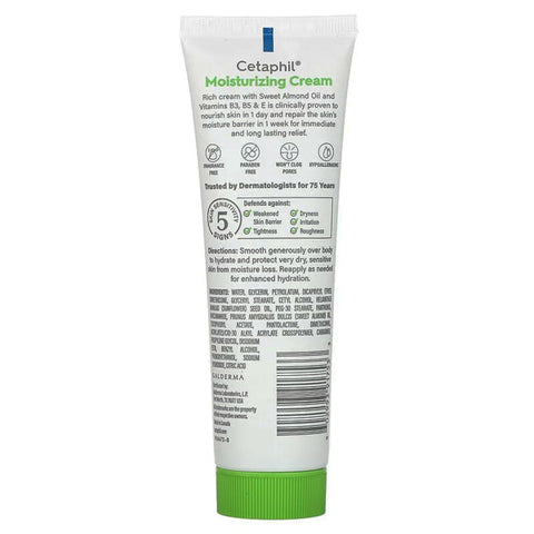 Hand and Body Moisturizer Cetaphil® 3 oz. Tube Unscented Cream #30299391753