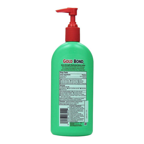 Hand and Body Moisturizer Gold Bond® Extra Strength Medicated 14 oz. Pump Bottle Scented Lotion #04116706412