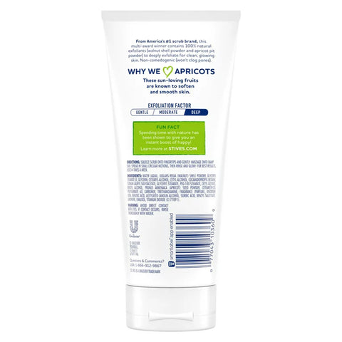 Facial Cleanser St. Ives® Fresh Skin Scrub 6 oz. Tube Apricot Scent