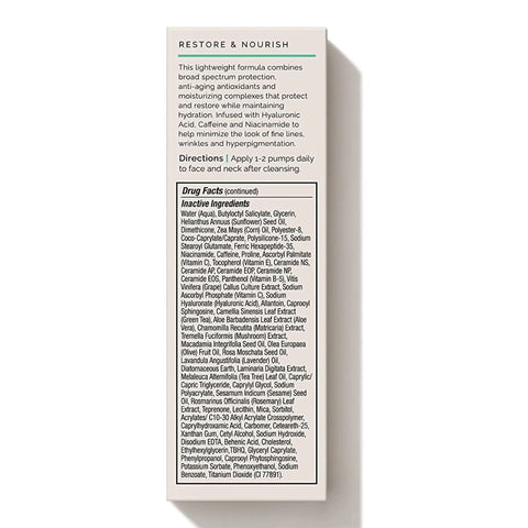 Facial Moisturizer with Sunscreen MDSolarsciences™ Daily Perfecting SPF30 1.7 oz. Pump Bottle Scented Lotion #144001