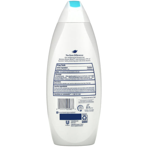 Antibacterial Body Wash Dove® Care and Protect Liquid 22 oz. Bottle Scented