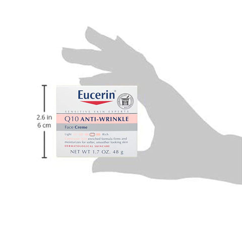 Facial Moisturizer Eucerin® Face Q10 Revitalize Daily Cream 1.7 oz. Jar Unscented Cream #07214063413