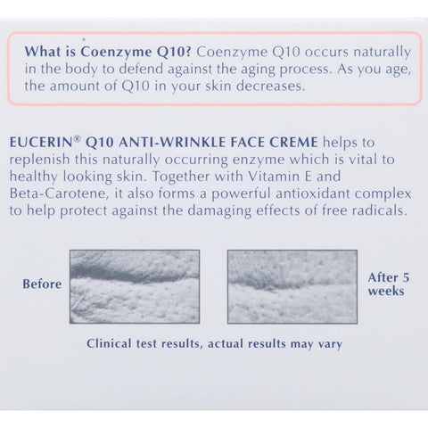 Facial Moisturizer Eucerin® Face Q10 Revitalize Daily Cream 1.7 oz. Jar Unscented Cream #07214063413