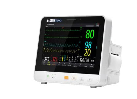 Patient Monitor MDPro Guardian Plus Monitoring ECG, NIBP, Pulse Rated, Respiration, Masimo SpO2,Temperature AC Power / Battery Operated #GP.M, 1 EACh