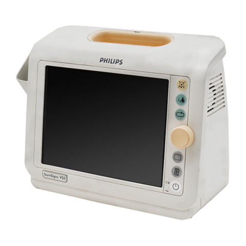 Refurbished Patient Monitor SureSigns VS3 Monitoring NIBP, SpO2, Temperature Battery Operated #VSM-0095, 1 EACH