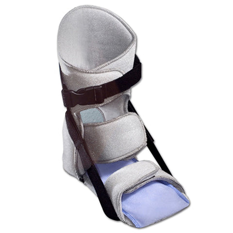 Plantar Fasciitis Night Splint with Ice Pack Nice Stretch® Original with Polar Ice® Large Buckle Closure / Hook and Loop Strap Closure Left / Right Foot #51002