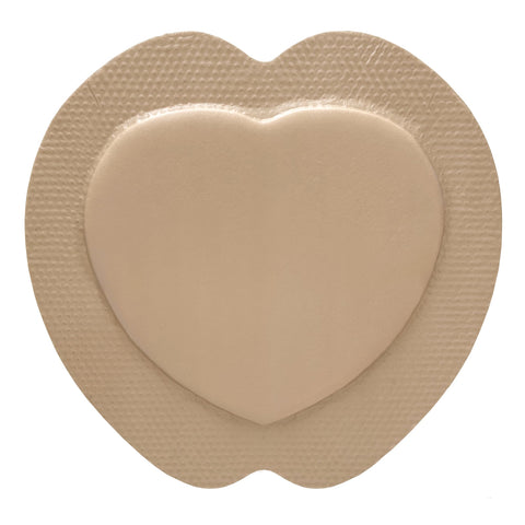 Foam Dressing McKesson 9 X 9 Inch With Border Waterproof Film Backing Silicone Gel Adhesive Sacral Sterile #4841