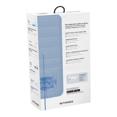 Sleep Tracking Mat Withings Bluetooth Connectivity #WSM02-ALL-US