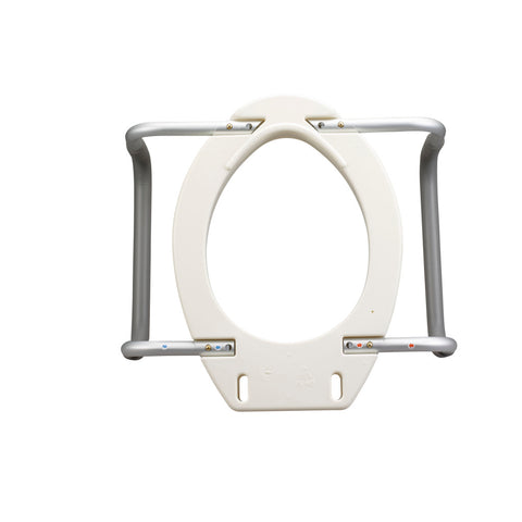 Drive Medical Premium Raised Toilet Seat with Removable Arms #12403