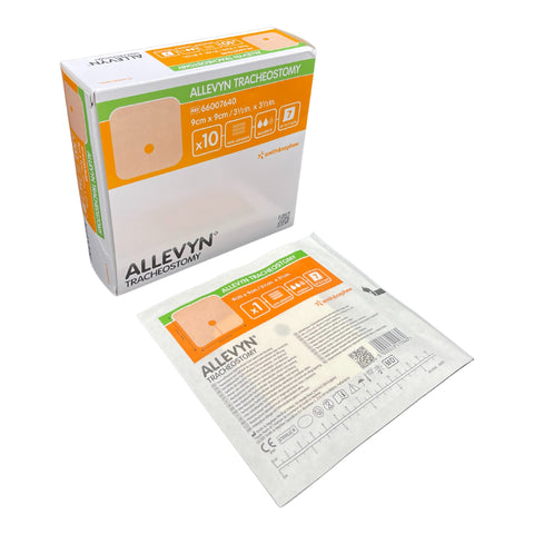 Tracheostomy Dressing Allevyn Polyurethane Foam 3-1/2 X 3-1/2 Inch Sterile