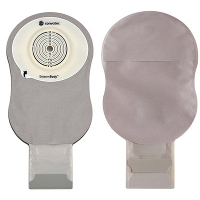 ConvaTec Ostomy Pouch Esteem Body™ 423665 One-Piece System 11 Inch Deep Convex, Pre-Cut 10 to 45 mm Stoma Drainable