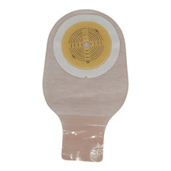 Safe N Simple Ostomy Pouch SNS7608002 One-Piece System 8 Inch Length Flat, Trim to Fit 1/2 to 2-1/2 Inch Stoma Closed End
