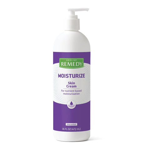 Hand and Body Moisturizer Medline Remedy® Essentials Moisturize 16 oz. Pump Bottle Unscented Cream #MSC092416UNSC