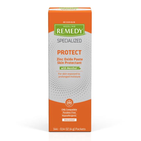 Skin Protectant Medline Remedy® Specialized Protect 4 Gram Individual Packet Unscented Paste CHG Compatible #MSC092554PACK