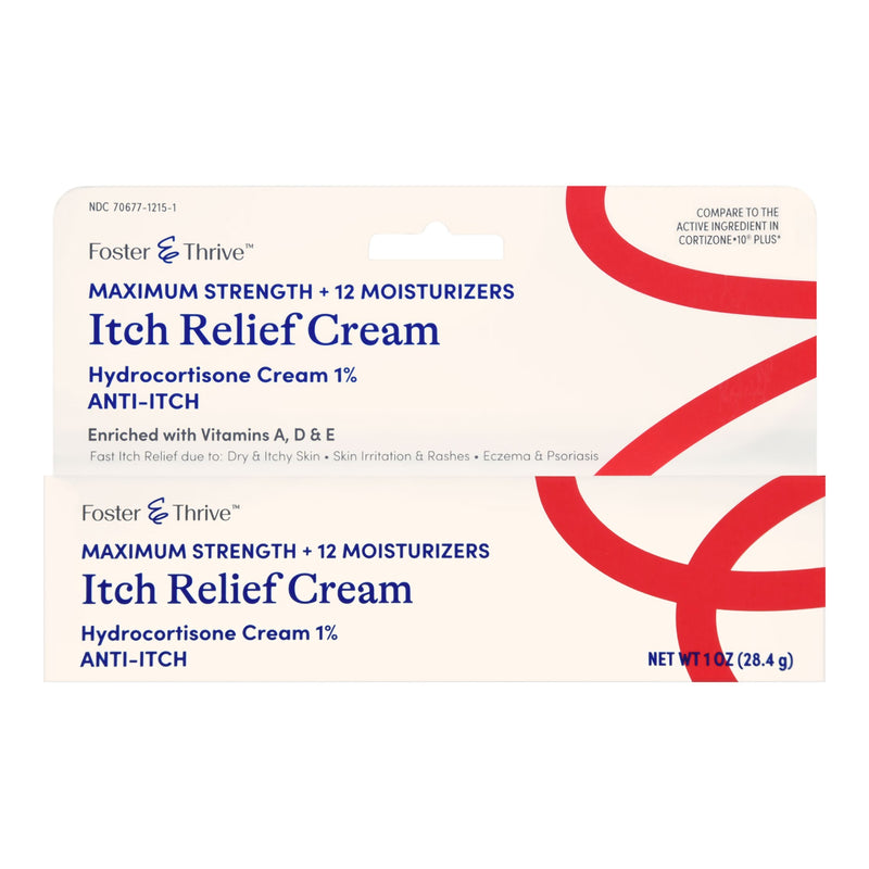 Itch Relief Foster & Thrive™ 1% Strength Cream 1 oz. Tube #70677121501