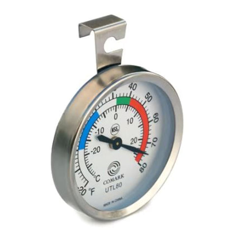 Refrigerator/Freezer Thermometer Comark Stainless Steel #205899