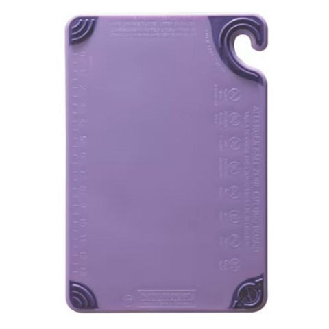 Cutting Board Allergen Saf-T-Zone™ Plastic 18 X 12 X 1/2 Inch #6001261