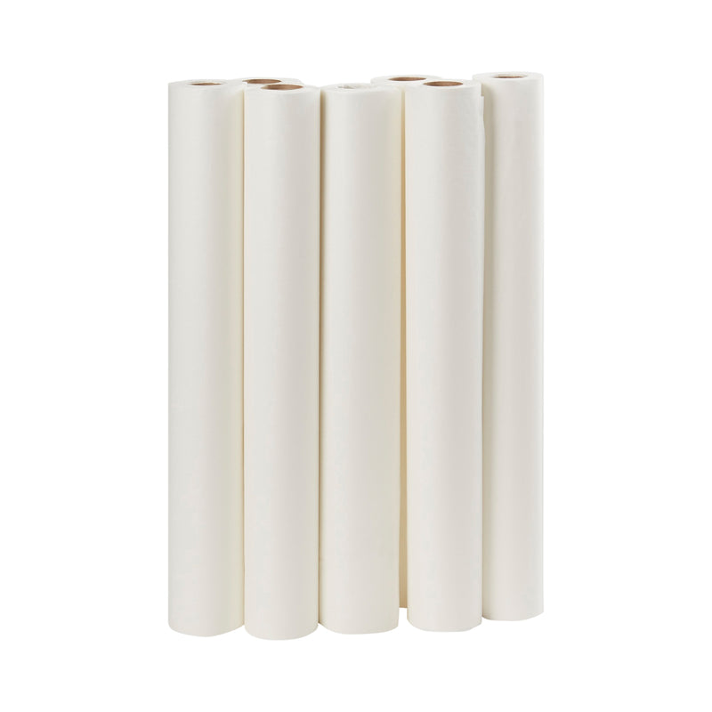 Table Paper McKesson 14 Inch Width 125 Foot Length White Crepe
