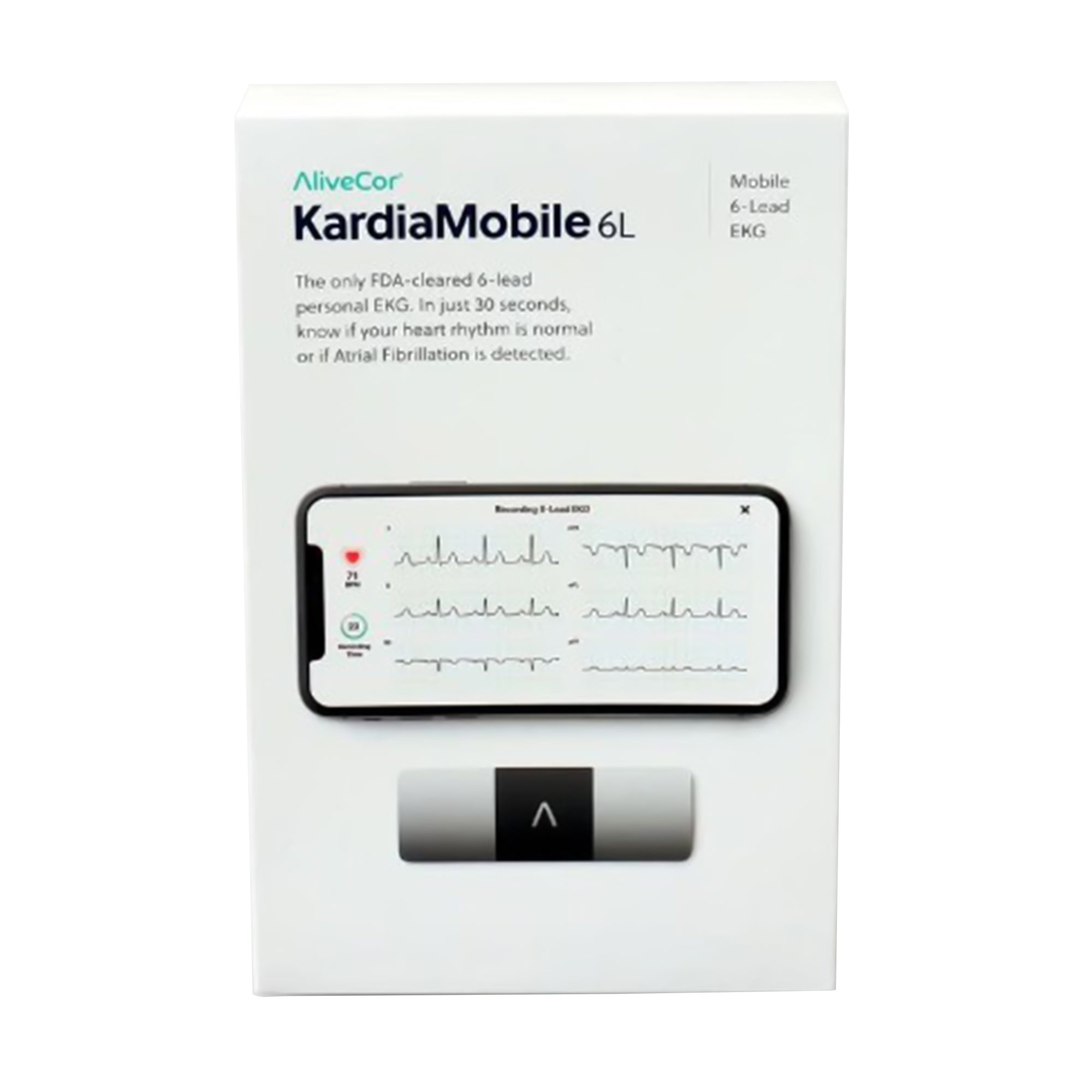 Electrocardiograph KardiaMobile® Card Battery Operated Smart Phone Dis ...
