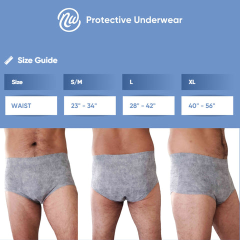 Absorbent Underwear Nexwear Pull On Adult Small / Medium Male Disposable Moderate Absorbency #195