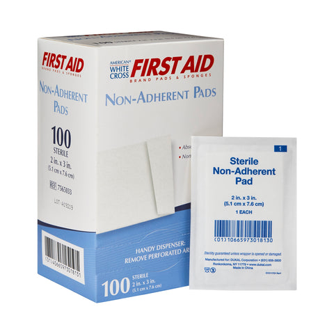 Non-Adherent Dressing American White Cross Cotton Sterile