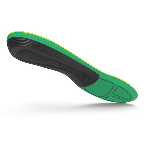 Runner Orthotic Insole Low Arch Foam Women 6.5 / Men 5 Gunmetal #FL793206