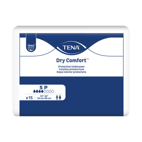 Absorbent Underwear TENA Dry Comfort™ Pull On with Tear Away Seams Adult Small Unisex Disposable Moderate Absorbency #72451