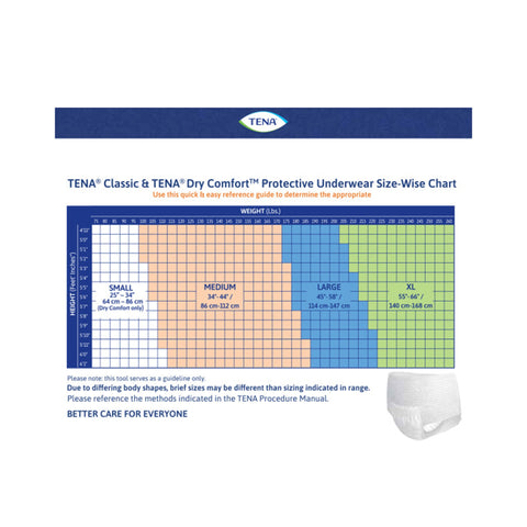 Absorbent Underwear TENA Dry Comfort™ Pull On with Tear Away Seams Adult Small Unisex Disposable Moderate Absorbency #72451