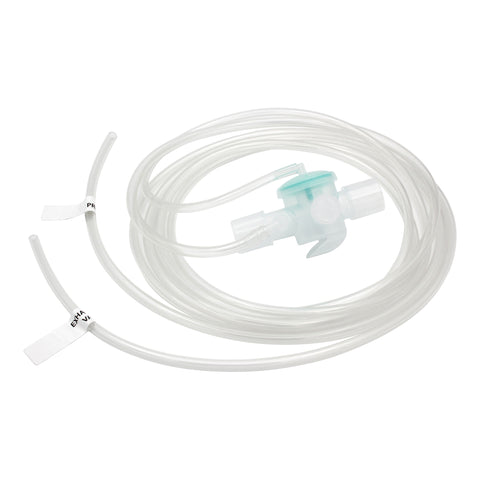 Active Exhalation Valve Adapter with Pressure Tubing Sunset For Heated Vent Circuits #VEN004