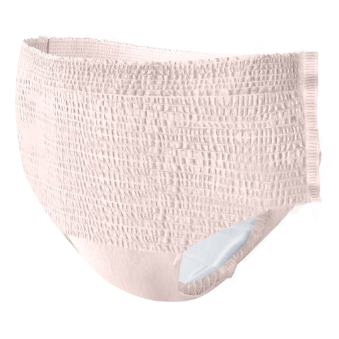 Absorbent Underwear McKesson Premium Discreet Maximum Pull On with Tear Away Seams Adult Small / Medium Female Disposable Heavy Absorbency #UWDM-SMPINK