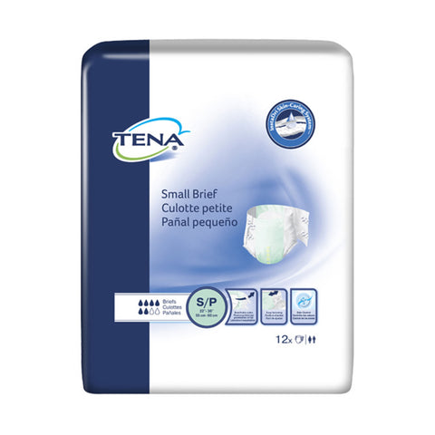 Incontinence Brief TENA® ProSkin™ Plus Adult Small Unisex Disposable Moderate Absorbency #101707