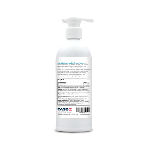 Hand and Body Moisturizer EASE-Z® Diabetics' 10.9 oz. Pump Bottle Unscented Lotion #EZL10Z