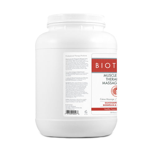 Massage Treatment BIOTONE® Muscle & Joint Relief 1 gal. Jar Creme #MJTMC1G