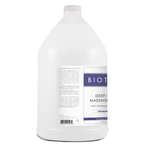 Massage Treatment BIOTONE® Deep Tissue 1 gal. Jug Unscented Lotion #DTU1G