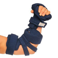 Elbow/Hand Combination Orthosis Comfy™ Adult 11 to 15 Inch Bicep Circumference / 14-1/2 to 18 Inch Total Length Navy Blue