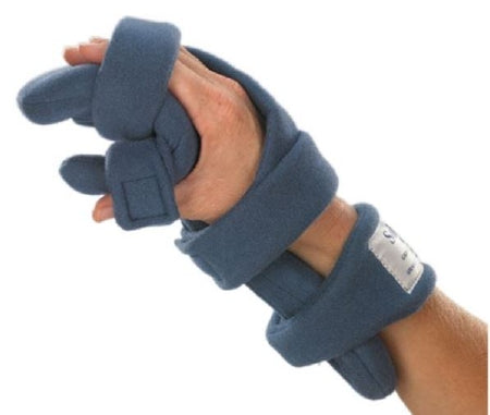 Resting Hand Splint SoftPro™ Functional Fabric Right Hand Blue Small Up to 3 Inch MCP Width