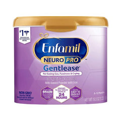 Infant Formula Enfamil NeuroPro™ Gentlease® Unflavored 19.5 oz. Canister Powder Milk-Based Crying / Spitup