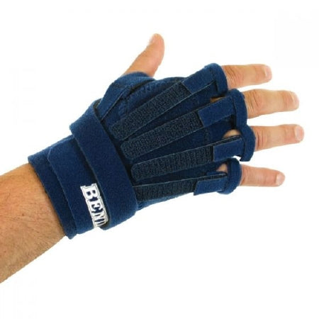 Hand-Based Radial Nerve Brace Benik® W-701 Glove Style / Low Profile Metal / Thermoplastic Right Hand Navy Blue Medium / Large