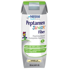 Pediatric Oral Supplement Peptamen Junior® Fiber Vanilla Flavor 8.45 oz. Carton Liquid Fiber Impaired GI Function