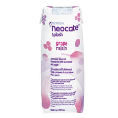 Pediatric Oral Supplement Neocate® Splash Grape Flavor 8 oz. Carton Liquid Amino Acid Food Allergies