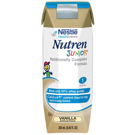 Pediatric Oral Supplement Nutren® Junior Vanilla Flavor 8.45 oz. Tetra Prisma® Liquid Whey Protein Lactose Intolerance