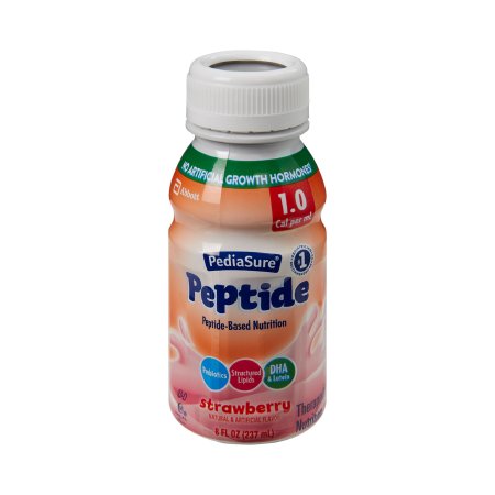 Pediatric Oral Supplement PediaSure® Peptide 1.0 Cal Strawberry Flavor 8 oz. Bottle Liquid Peptide Malabsorption / Maldigestion