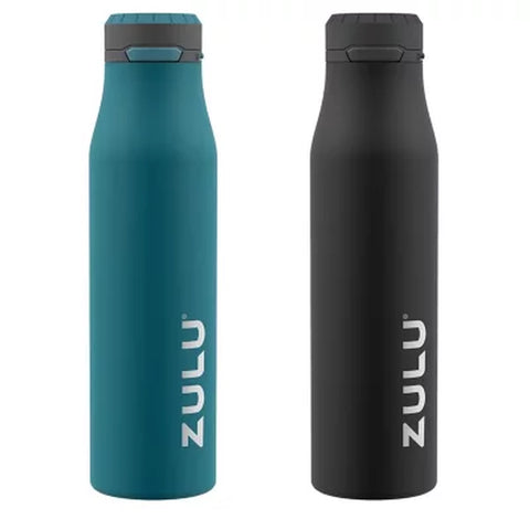 ZULU 26 Oz. Stainless Insulated Water Bottle, 2 Pack, Choose Color