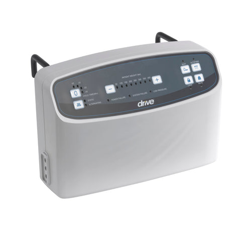 Drive Medical Med-Aire Plus 8" Alternating Pressure and Low Air Loss Mattress System with 10" Defined Perimeter #14029DP