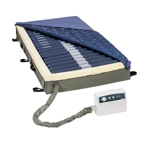 Drive Medical PreserveTech™ Med-Aire Edge Alternating Pressure & Low Air Loss Mattress Replacement System #14360-B